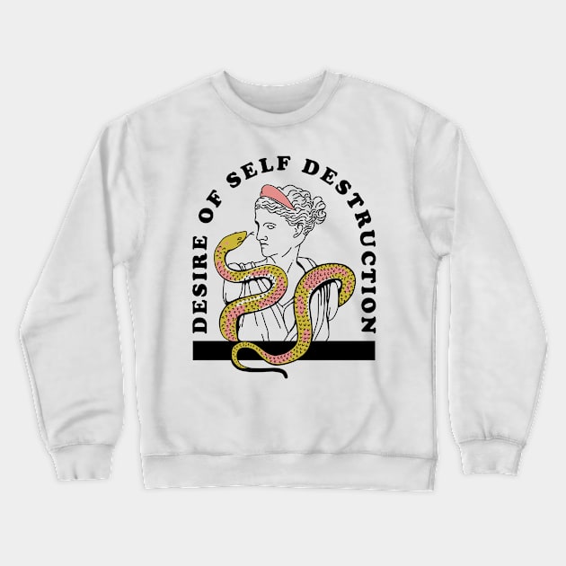 Desire of self destruction Crewneck Sweatshirt by CHAKRart